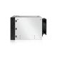 6. IcyDock Montageplatte 5x8,9cm SATAI-III in 3x5,25" MB155SP-B bk