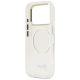 7. Guess IML Script Metal MagSafe Hülle für iPhone 17 Pro Max – Transparent