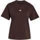 2. adidas Essentials Damen-T-Shirt mit kleinem Logo, braun, KX0795