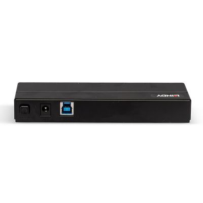 4. Lindy 43228 USB 3.2 Gen 1 (3.1 Gen 1) Typ-A Hubs und Konzentratoren 5000 Mbit/s Schwarz