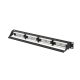 5. LANBERG Patchpanel, 24 Ports, 1 HE, 19" CAT.6A UTP, Schwarz, PPUA-1024-B