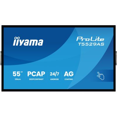 3. IIYAMA Touch Monitor 139cm (55") T5529AS-B1AG 16:9 M-Touch 2xHDMI+UBS-C (Versand)