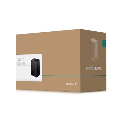 15. DeepCool CH270 Digital Case (R-CH270-BKNDM0-G-1)