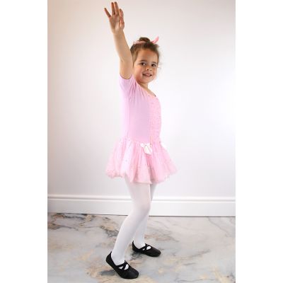 7. Jr Nazo Tanz-Ballettschuhe aus schwarzem Leder mit Gummibändern