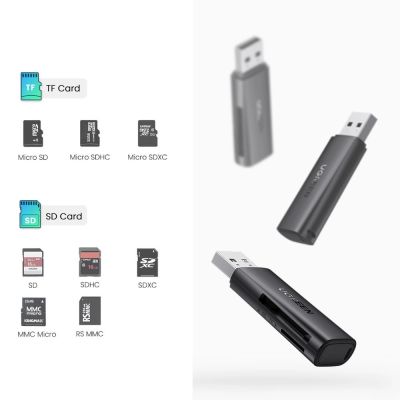 7. Ugreen CM264 USB 3.0 SD/TF-Kartenleser – Schwarz