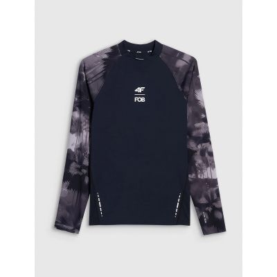 7. Langarmshirt für Schwimmen und Wassersport mit UPF50+ Filter, Herren 4F 4FRSS26TFWLM004-20S