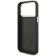 7. Guess 4G Big 4G Classic Logo Big Strap Metal Buttons Hülle für iPhone 18 Pro / 17 Pro – Schwarz