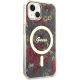 4. Guess GUHMP14MHCFWSA iPhone 14 Plus 6,7" grün/khaki Hardcase Flower MagSafe