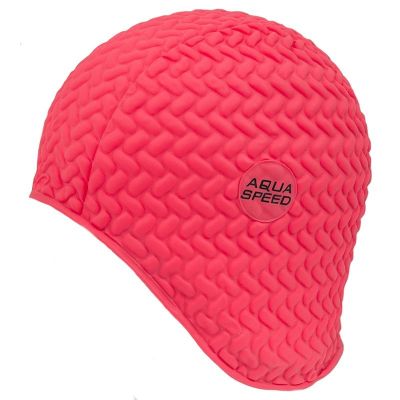 Aqua-Speed Latex Bombastic Tic-Tac Badekappe in rot