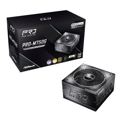 14. Asrock PRO-M750G 750W 80 PLUS Gold Netzteil