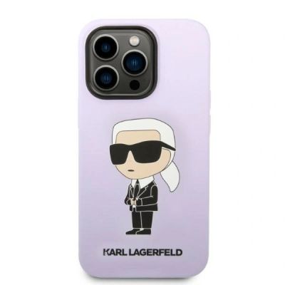 3. Karl Lagerfeld KLHCP14LSNIKBCU iPhone 14 Pro Hülle - Lila