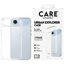 CARE by PanzerGlass Flagship Urban Explorer Case mit klarem Rahmen für iPhone Air – Transparent