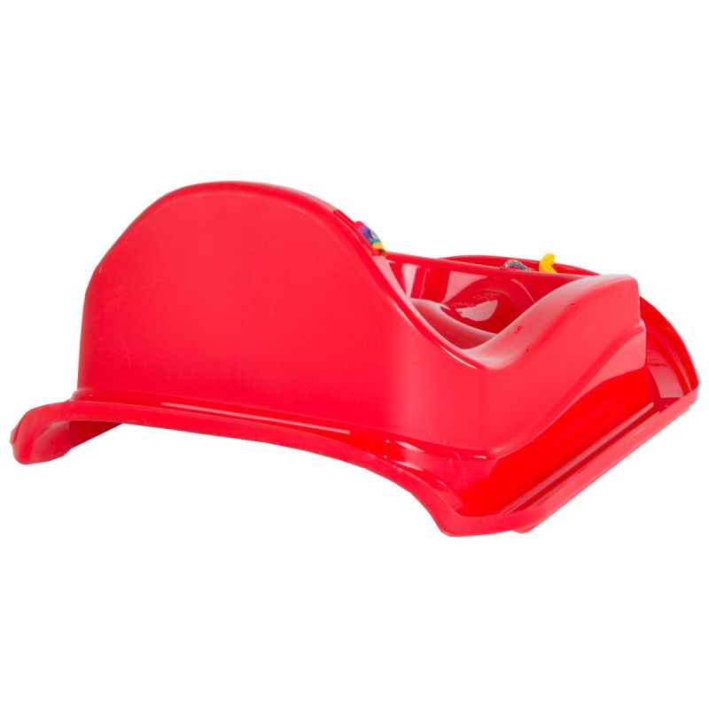 3. Kunststoffschlitten MINI BOBEK, rot