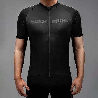 10. Rockbros 15120002007 Kurzarm-Radtrikot XXXXL, Schwarz