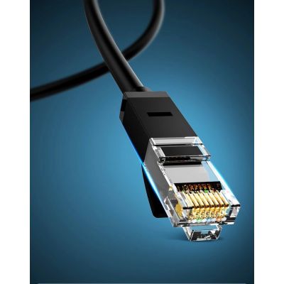 6. Ugreen Kabel Internet Netzwerkkabel Ethernet Patchkabel RJ45 Cat 6 UTP 1000Mbps 20m Schwarz (20166)