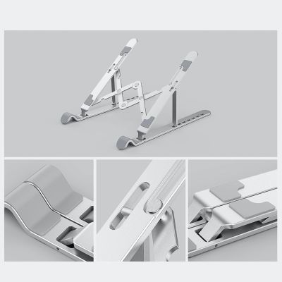 11. Orico PFB-A21 11-17" verstellbarer, faltbarer Laptopständer - Silber