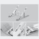 11. Orico PFB-A21 11-17" verstellbarer, faltbarer Laptopständer - Silber