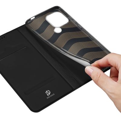 8. Dux Ducis Skin Pro Hülle für Xiaomi Redmi A1+ Flip Card Wallet Stand Schwarz