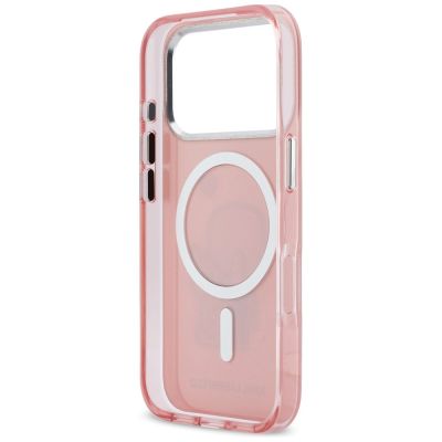 7. Karl Lagerfeld Karl & Choupette MagSafe Back Case für iPhone 17 Pro Max – Pink
