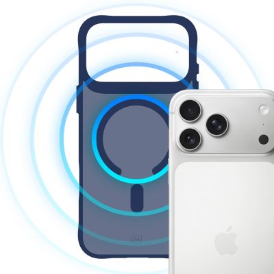 23. 3mk Smoke MagCase für iPhone 17 Pro - Blau-Transparent