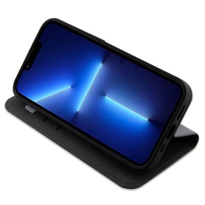 6. Karl Lagerfeld KLBKP14SSANKCPG iPhone 14 6.1" Bücherregal Silber/Silber Saffiano Karl & Choupette