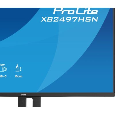 9. iiyama ProLite XB2497HSN-B1 Computermonitor 60,5 cm (23,8") 1920 x 1080 px Full HD LED Schwarz