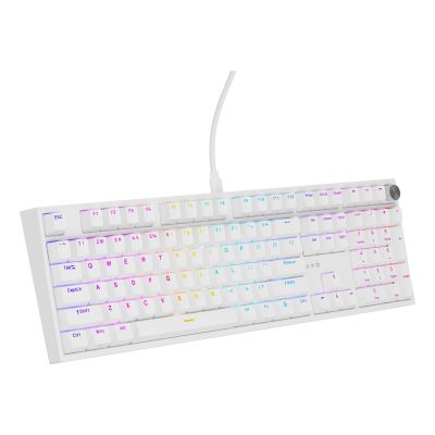 5. GENESIS NKG-2300 Tastatur Universal USB QWERTY Englisch Weiß