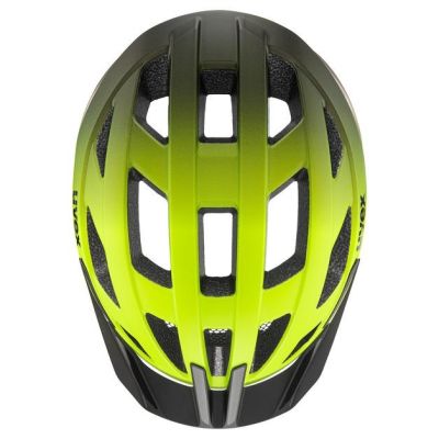 4. UVEX I-vo 2 Fahrradhelm 56-60 cm, neongelb/schwarz matt