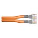 2. DIGITUS Duplex-Installationskabel Cat.7, S/FTP, DCA, AWG 23/1, LSOH, 500 m, Orange, auf Rolle