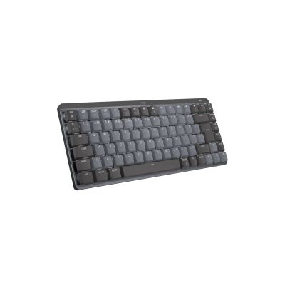 Logitech 920-010780 Office-Tastatur, kabellos mit Funk und Bluetooth, QWERTZ-Tastatur, amerikanisches/internationales Layout, Graphitgrau