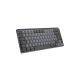 Logitech 920-010780 Office-Tastatur, kabellos mit Funk und Bluetooth, QWERTZ-Tastatur, amerikanisches/internationales Layout, Graphitgrau