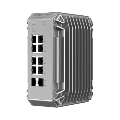 2. Ruijie Networks RG-NIS3100-8GT2SFP-HP Managed Network Switch L2 Gigabit Ethernet (10/100/1000) unterstützt PoE (Grau)