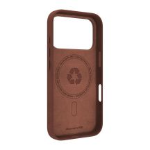 dbramante 1928 Roskilde MS - Lederhülle für iPhone 17 Pro kompatibel mit MagSafe (dunkelbraun)