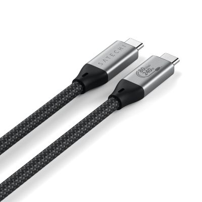 2. Satechi USB4 V2 Pro Kabel USB4 Gen 4x2 1,2 m USB-C 120 Gbit/s 240 W Silber, Schwarz