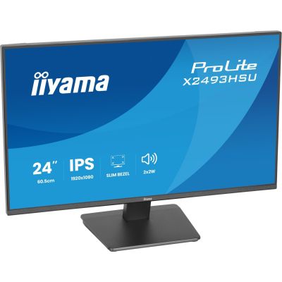 20. iiyama ProLite X2493HSU-B1 Computermonitor 60,5 cm (23,8") 1920 x 1080 px Full HD LED Schwarz