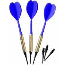 DARTS PLASTIK-DARTS 3 STÜCK SICHER BEST SPORTS - BLAU