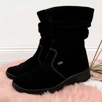 38. RIEKER W RKR130 isolierte Lederstiefeletten
