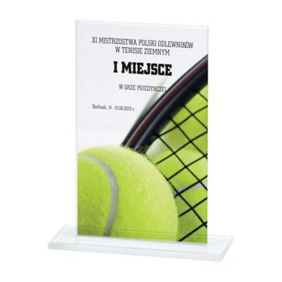 3. Glastrophäe mit LuxorJet-Farbdruck