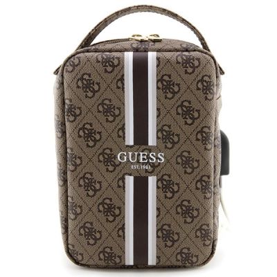 2. Guess Bag GUHBP4RPSW Organizer braun/braun 4G bedruckte Streifen