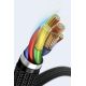 15. Baseus CATKLF-AL91 USB-C – USB-C PD QC-Kabel 100 W 5 A 480 Mbit/s 2 m – Schwarz und Rot