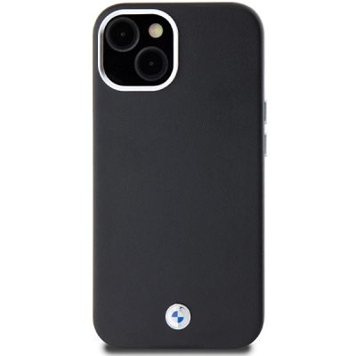 3. BMW Signature Wrapped Metal MagSafe Hülle für iPhone 15 Plus / 14 Plus – Schwarz