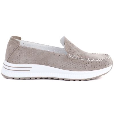 2. Ledermokassins mit dicker Sohle, durchbrochenes Muster, Fango Jezzi 9793