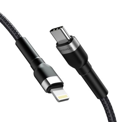 2. Wozinsky WNBCL1 Lightning / USB-C PD 30W Kabel 1 m - Schwarz