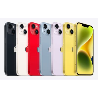 6. Apple iPhone 14 Plus, 17 cm (6,7 Zoll), Dual-SIM, iOS 16, 5G, 256 GB, Gelb