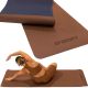 8. Yoga- und Fitnessmatte aus TPE, rutschfest, braun, ENERO FIT