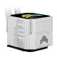 8. ASUS TUF Gaming LC III 360 ARGB White Edition Computergehäuse mit All-in-One-Flüssigkeitskühlung (12 cm)