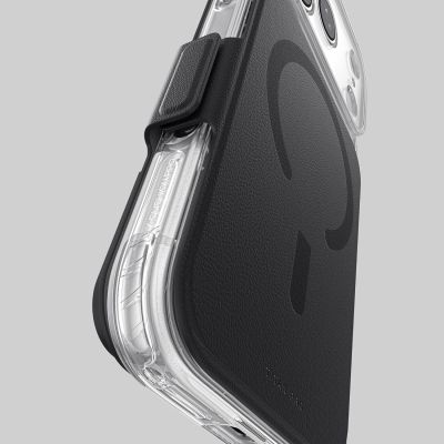 14. AmazingThing Titan Pro Lens Flip Set iPhone 18 Pro Max Hülle mit Brieftasche, MagSafe-kompatibel - Schwarz