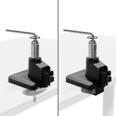 4. Arozzi AZ-ALZARE-NEO-BK Monitorhalter/Ständer Schreibtisch Schwarz
