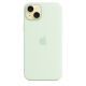 4. Apple Silikonhülle mit MagSafe, Soft Mint, für Apple iPhone 15 Plus, MT103ZM/A