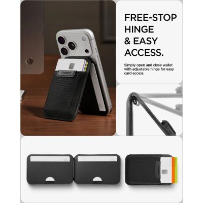 10. Spigen Slim Fold S314-4 MagSafe Handyhülle – Schwarz